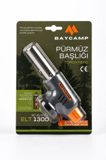 [BC-ELT1300] Baycamp BC-ELT1300 Pürmüz Başlığı – 1300°C Ayarlanabilir Yüksek Alev Gücü